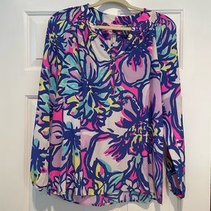 Lilly Pulitzer Elsa Top in Tropical Pink Catwalkin